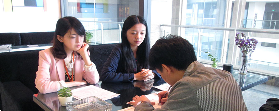 （圖：水處理消泡劑客戶簽約現場）