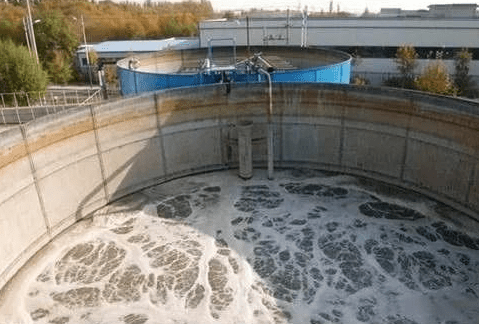 (圖:曝氣池污水泡沫)