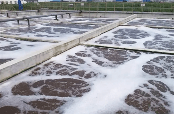 (圖:生活污水泡沫處理廠)