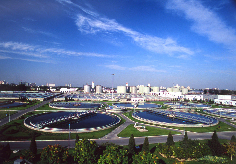 (圖:曝氣池污水處理廠)