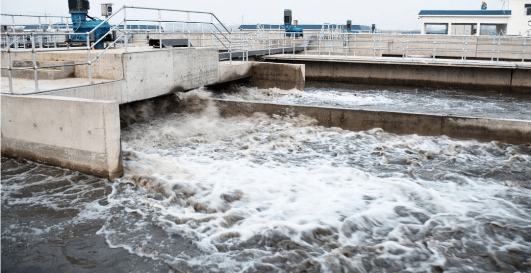 （圖：廢水處理起泡場(chǎng)景）